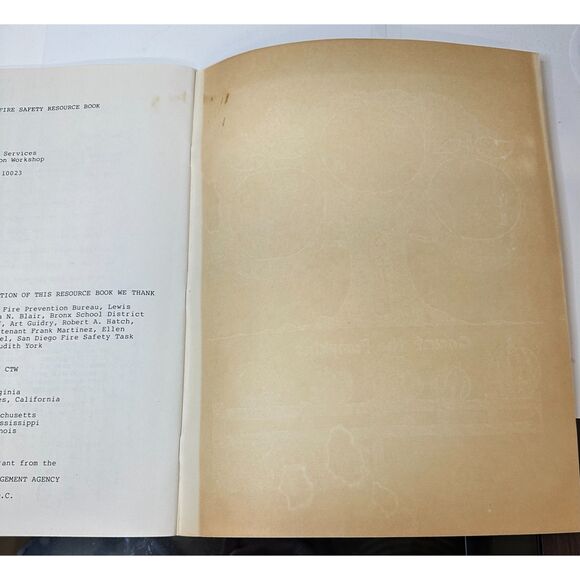 Sesame Street Fire Safety Resource Book 1982 Scripts Drills Rare VHTF - Picture 7 of 11